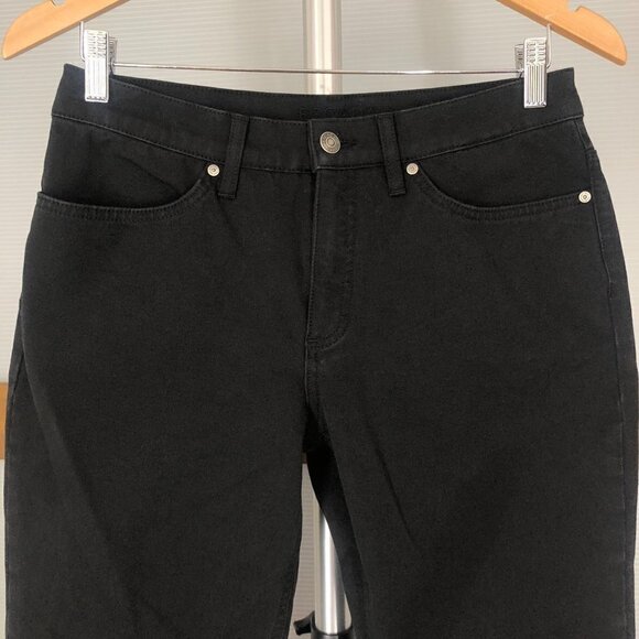 ESCADA SPORT Linda Ankle / Capri Black Denim Jean Sz 38 EU Sz 8 US - Picture 2 of 11